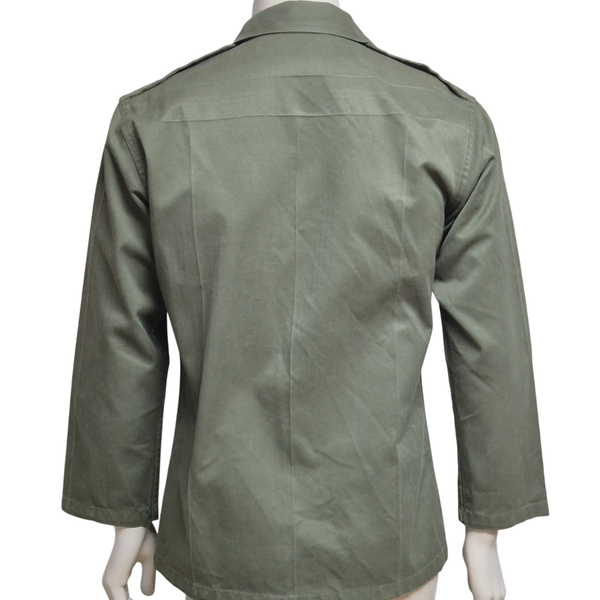 육군 구형 80s 하사 민무늬 사병용 HBT 전투복 상의 자켓 (L) - 4번째 이미지