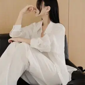 하우투러브미 노에 세미 와이드 코튼 팬츠 (새상품) - 2번째 이미지