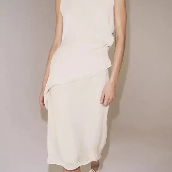 zara 자라 이중 디자인 미디 스커트 새상품 - 2번째 이미지