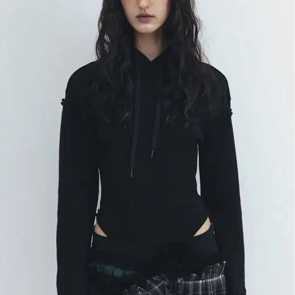 Open yy 오픈와이와이 HOODYSUIT 후드 바디수트 블랙