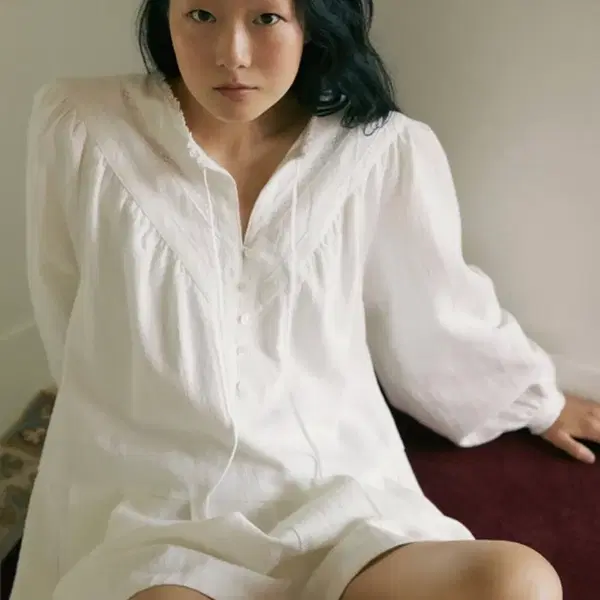 오버듀플레어 레이스 점프수트 원피스