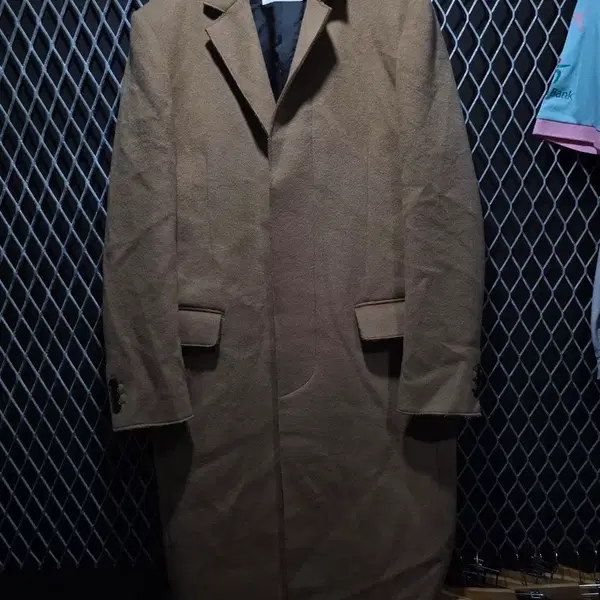 토니웩 크루도 캐시미어 커팅 코트 L