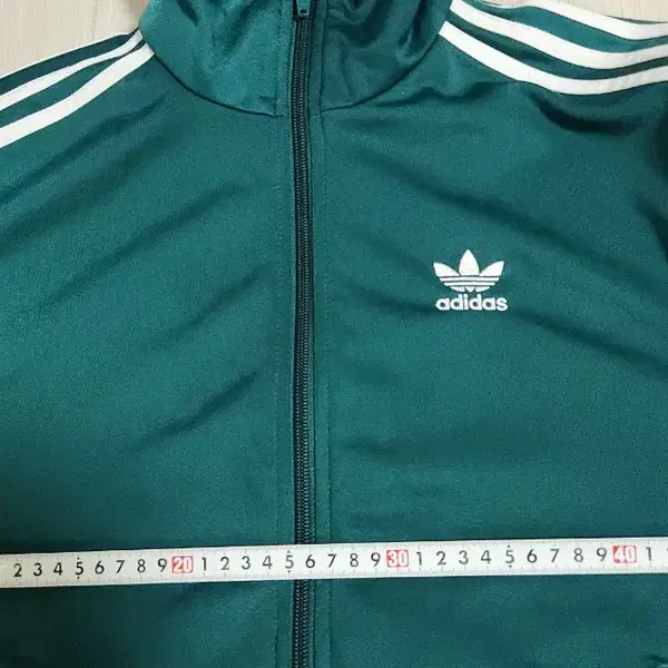 (착샷) 아디다스 파이어버드 져지 트랙 에메랄드 - 7번째 이미지