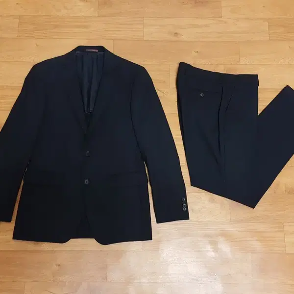 상태최상)삼성물산 갤럭시GX 하절기 울95 슬림핏 남성정장세트 100/32