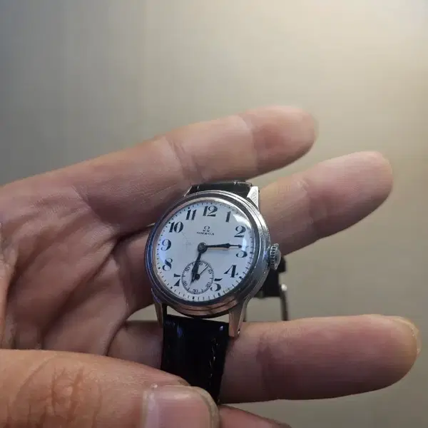 1920s 엔틱 오메가 OMEGA 수동 시계 청침 - 2번째 이미지