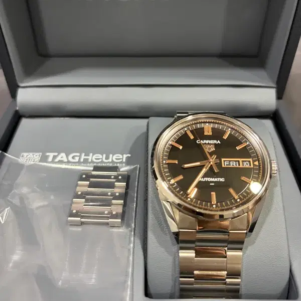 급매) 태그호이어 까레라 41mm 로즈골드 (WDA2111.BA0043) - 2번째 이미지