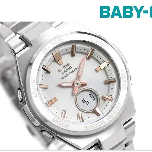 BABY-G 지샥 카시오 풀메탈 손목시계 MSG-S200D-7A G-MS - 2번째 이미지