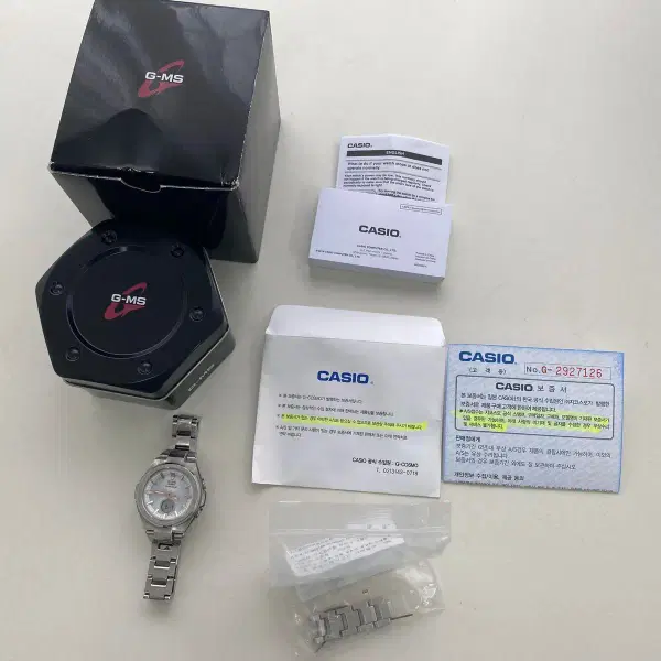 BABY-G 지샥 카시오 풀메탈 손목시계 MSG-S200D-7A G-MS - 3번째 이미지