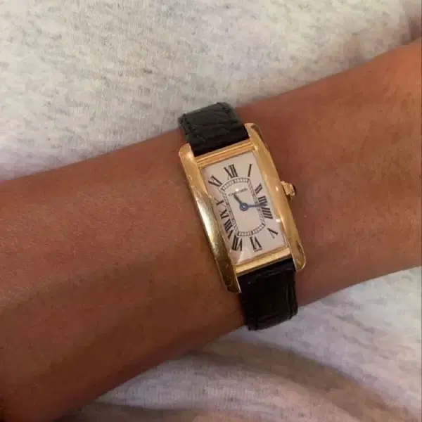 까르띠에 탱크 아메리칸 미니 옐로우 골드 (Cartier Tank Americaine Mini) - 10번째 이미지