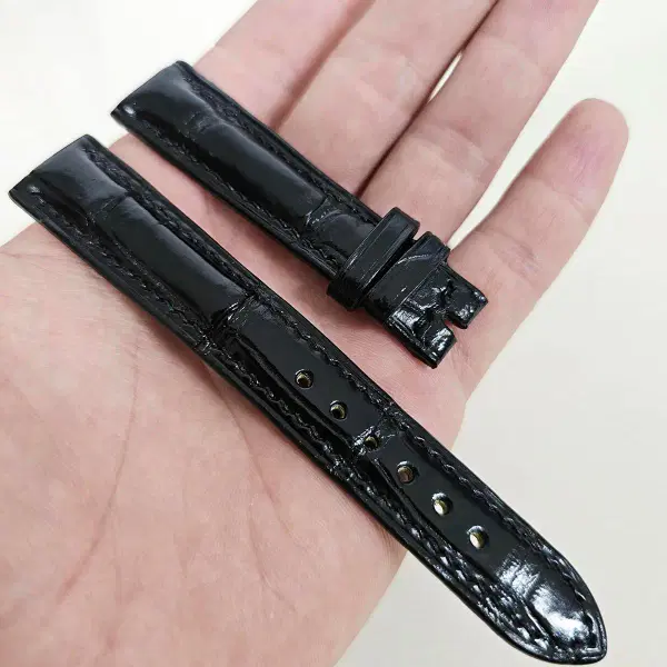 악어가죽 블랙,브라운 시계스트랩 20-18,18-16mm 2가지 팝니다. - 5번째 이미지