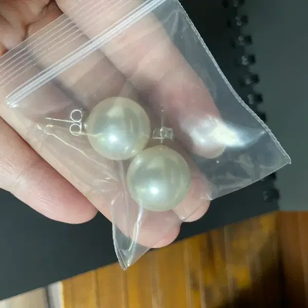 진주 귀걸이16mm - 2번째 이미지