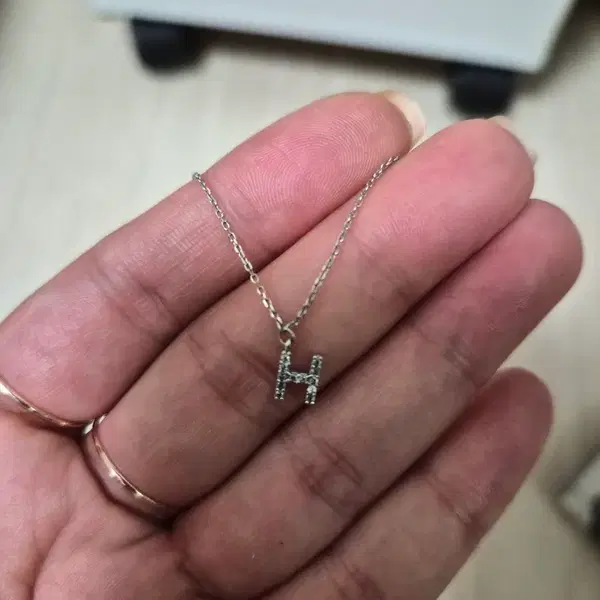 925 이니셜H목걸이