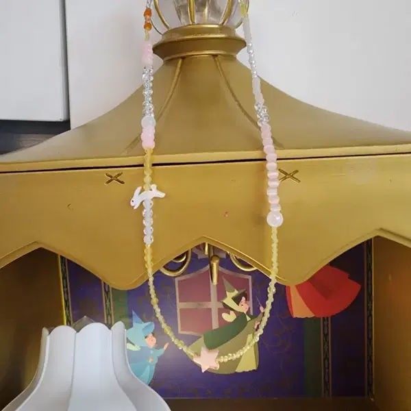 핸드메이드 비즈 목걸이 별 모양 펜던트