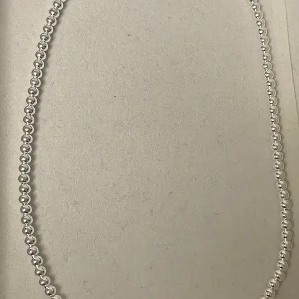 S925 은 체인 은볼4mm 목걸이