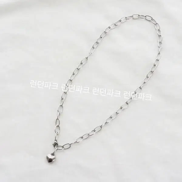써지컬스틸 하트 체인팔찌 체인발찌 체인목걸이 - 3번째 이미지