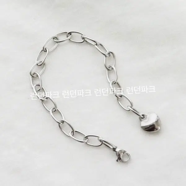 써지컬스틸 하트 체인팔찌 체인발찌 체인목걸이 - 2번째 이미지