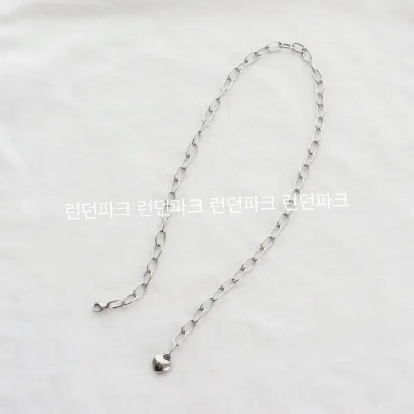 써지컬스틸 하트 체인팔찌 체인발찌 체인목걸이 - 4번째 이미지