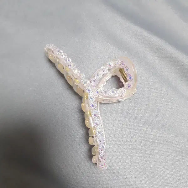 CRYSTALE-E 큐빅 헤어 집게핀 새상품 - 2번째 이미지