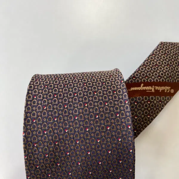 페레가모(Ferragamo) 명품 정품 모노그램 넥타이 - 3번째 이미지