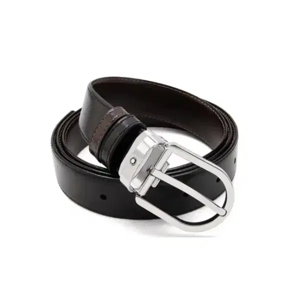 몽블랑 블랙 브라운 리버서블 30mm 벨트 38157 128135
