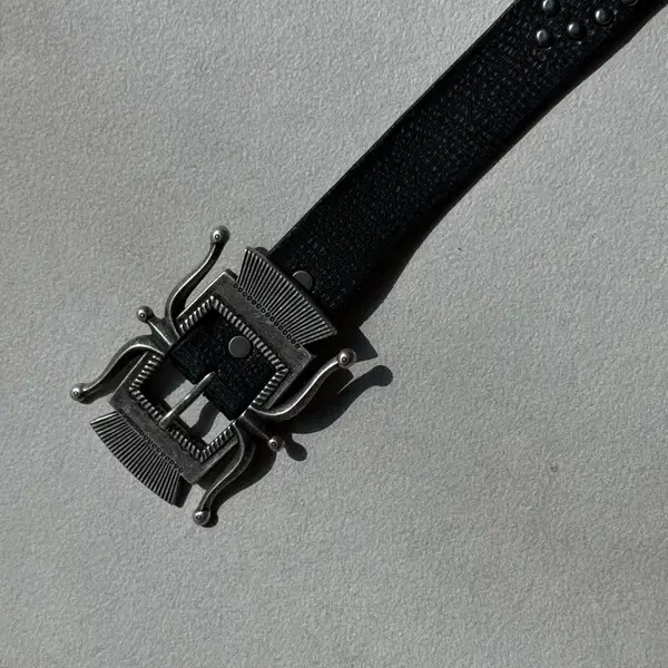 RRL 더블알엘 레더 벨트 32 웨스턴벨트 블랙