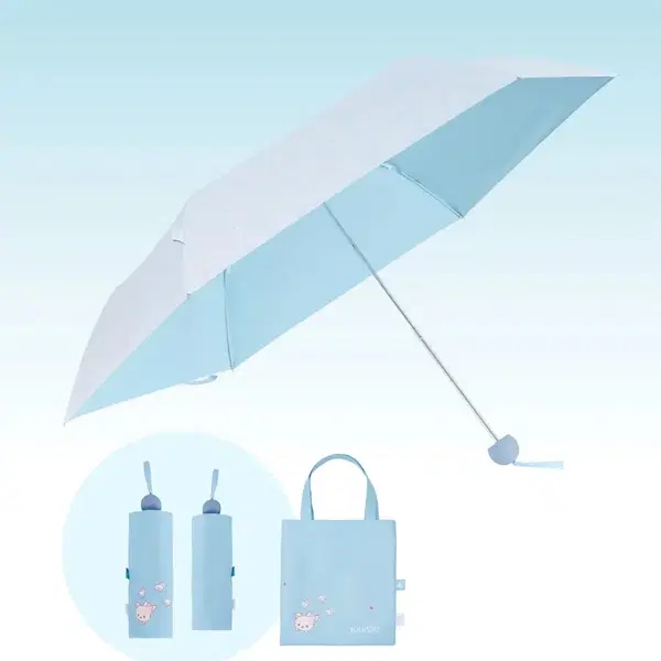 유희 코리락쿠마 양산 PATTERN UMBRELLA BLUE