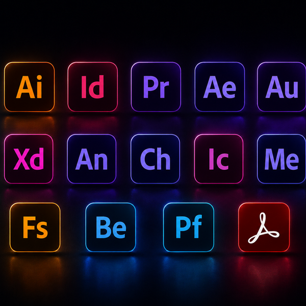Adobe 포토샵 일러스트레이터 프리미어프로 에프터이펙트 라이트룸아크로뱃