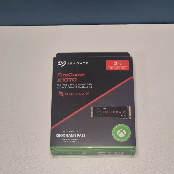 미개봉) 시게이트 NVME FireCuda x1070 2TB 2테라
