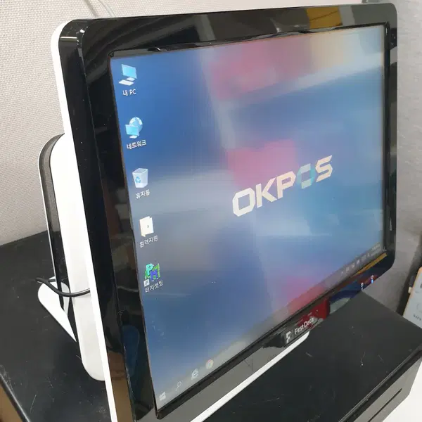 OKPOS제드5 중고포스기 볔걸이POS 쿠팡 요기요 배달의민족 주문보조포스기 - 4번째 이미지