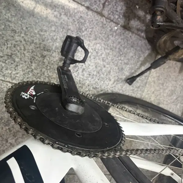 스기노 블랙젠 로터 알듀 크랭크셋 팝니다