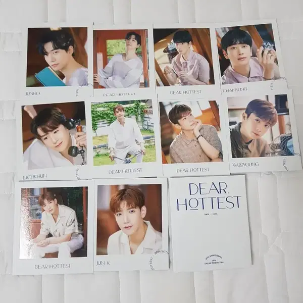 2pm 투피엠 디어 핫티스트 공식 굿즈 일괄 준호 닉쿤 우영 준케이