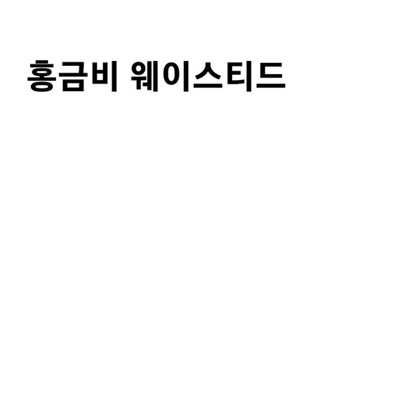 홍금비 웨이스티드 폴라 판매 양도