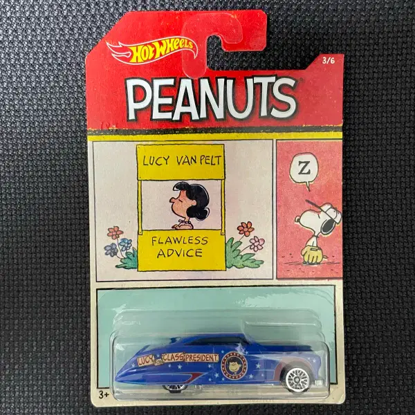 핫휠 피너츠(Peanuts) 시리즈 루시 반 펠트 퍼플 패션