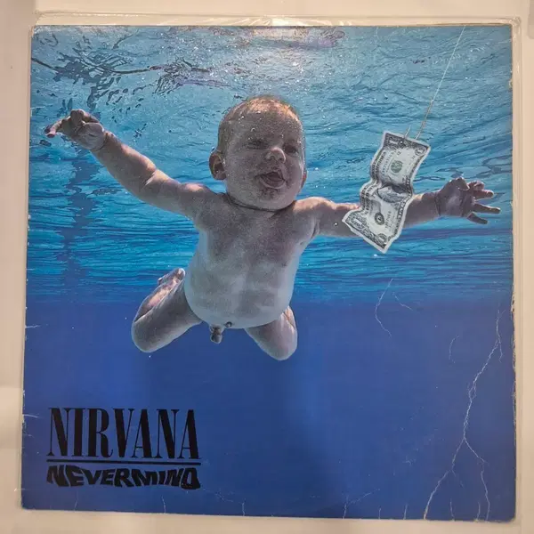 너바나 Nevermind 미국 초판 lp