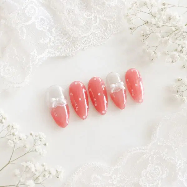 코랄 수제 네일팁