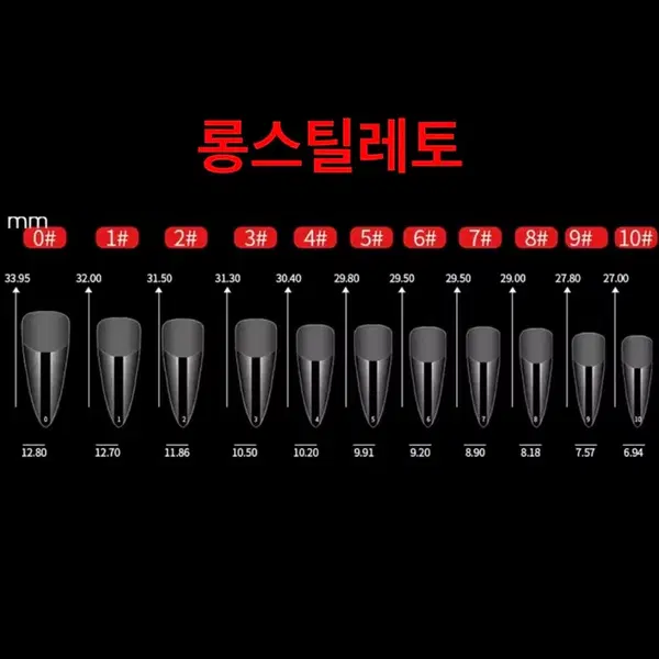 말차 봉봉드롭 3d입체 스티커 네일팁 m사이즈 말차 연두 키치 수제 - 5번째 이미지