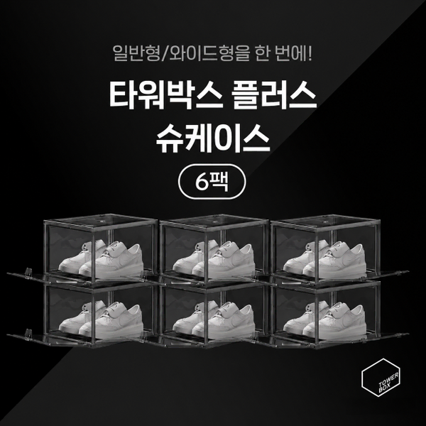 타워박스 6팩 블랙 (슈케이스)