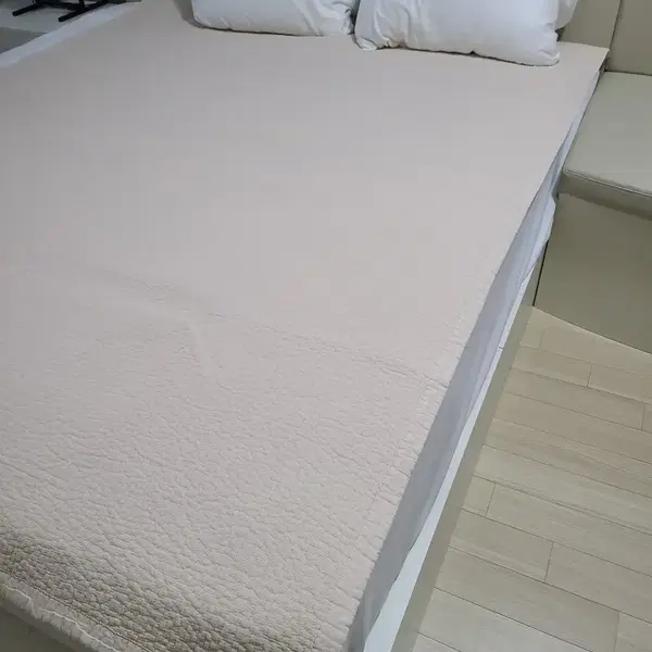오가닉면 100% 유기농 침대패드 - 4번째 이미지