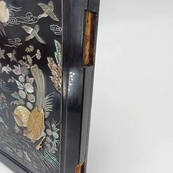 한국 자개장 자개 패널 | 빈티지 자개 인테리어 오브제 - 2번째 이미지