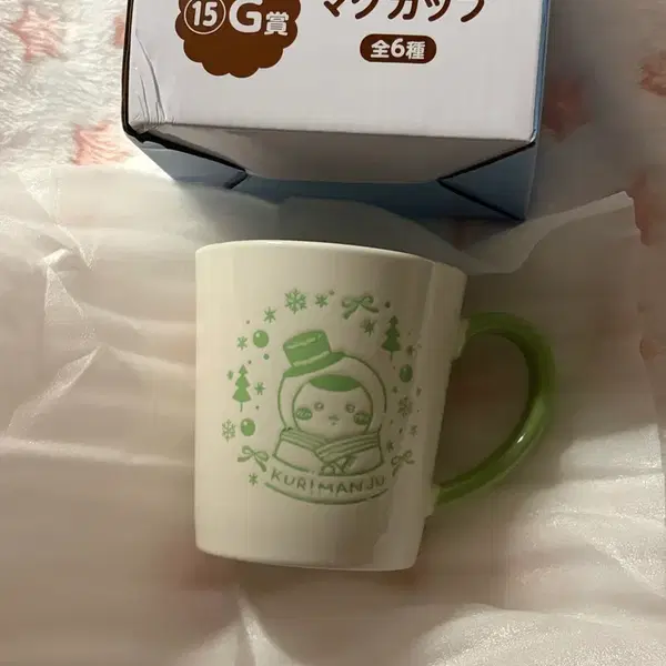 쿠리만쥬 쿠지 눈사람 머그컵 치이카와