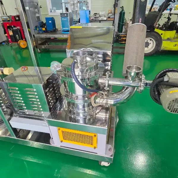 한국분체시스템) ACM-250 / 기류식, 분급 초미분, 미세 분쇄기 셋트장비 - 2번째 이미지
