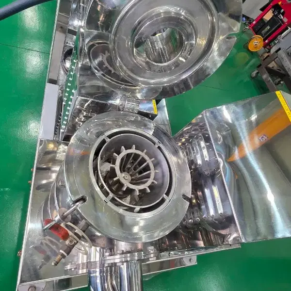 한국분체시스템) ACM-250 / 기류식, 분급 초미분, 미세 분쇄기 셋트장비 - 3번째 이미지