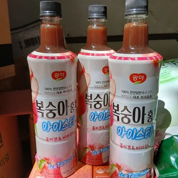 광야 복숭아 홍차 아이스티 950ML