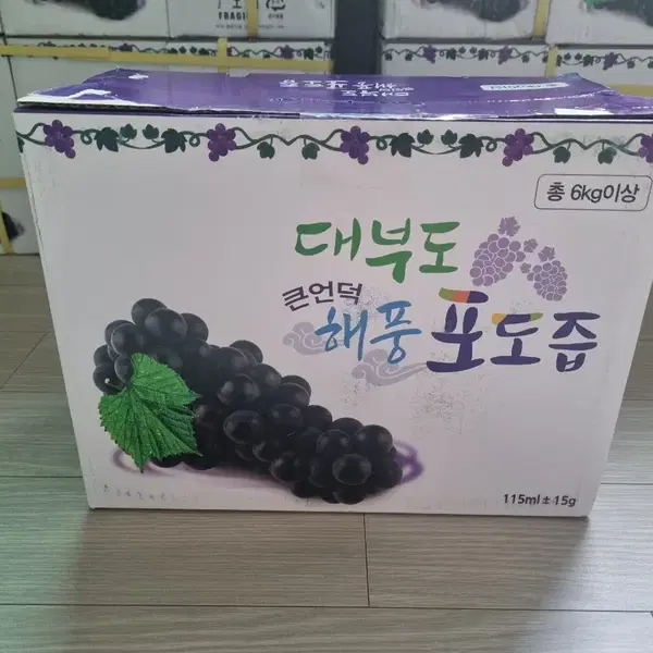 대부도 포도즙