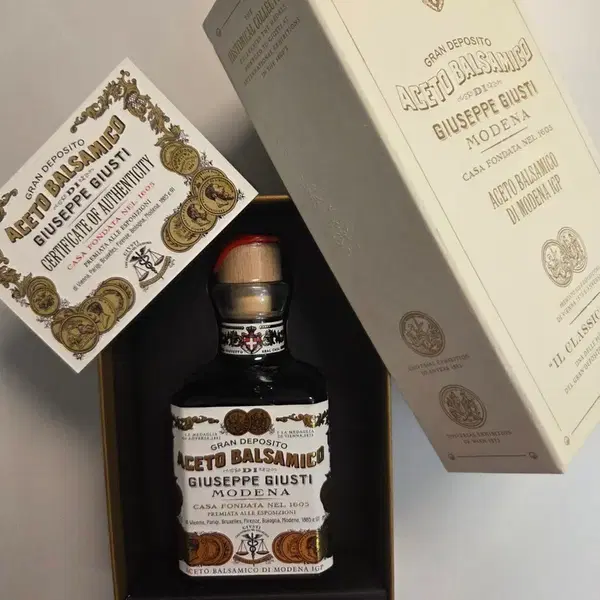 <미개봉/새상품> 주세페 주스티 모데나 발사믹 식초 2골드메달 250ml