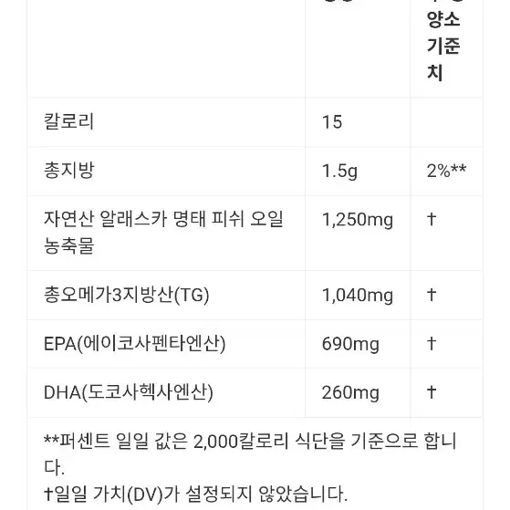 스포츠리서치 알래스카 오메가3 피쉬오일 90정 - 2번째 이미지