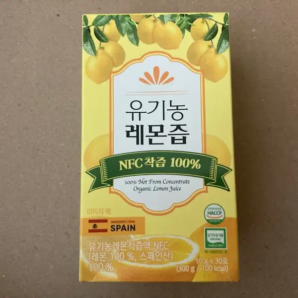프롬바이오 유기농 레몬즙 10g x 30포 / 스페인산 100% 유기농 신선한 NFC 착즙