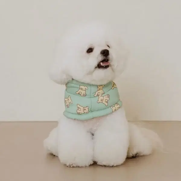 리카리카 커들리 히트 강아지 패딩 올리브 M - 2번째 이미지