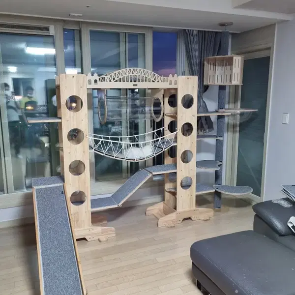 5단캣타워 캣폴합작품 - 3번째 이미지