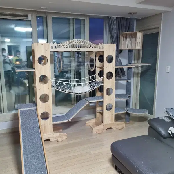5단캣타워 캣폴합작품 - 2번째 이미지